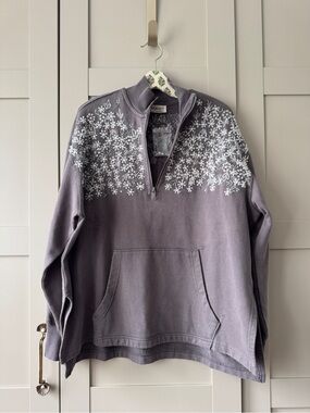 Free People Girls Night Out quarter-zip sweatshirt
